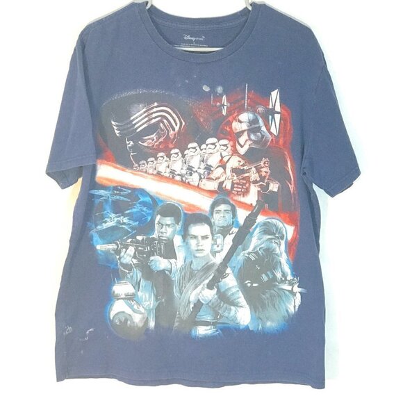 Disney Star Wars Force Awakens Short Sleeve Tee T Shirt - Picture 1 of 7